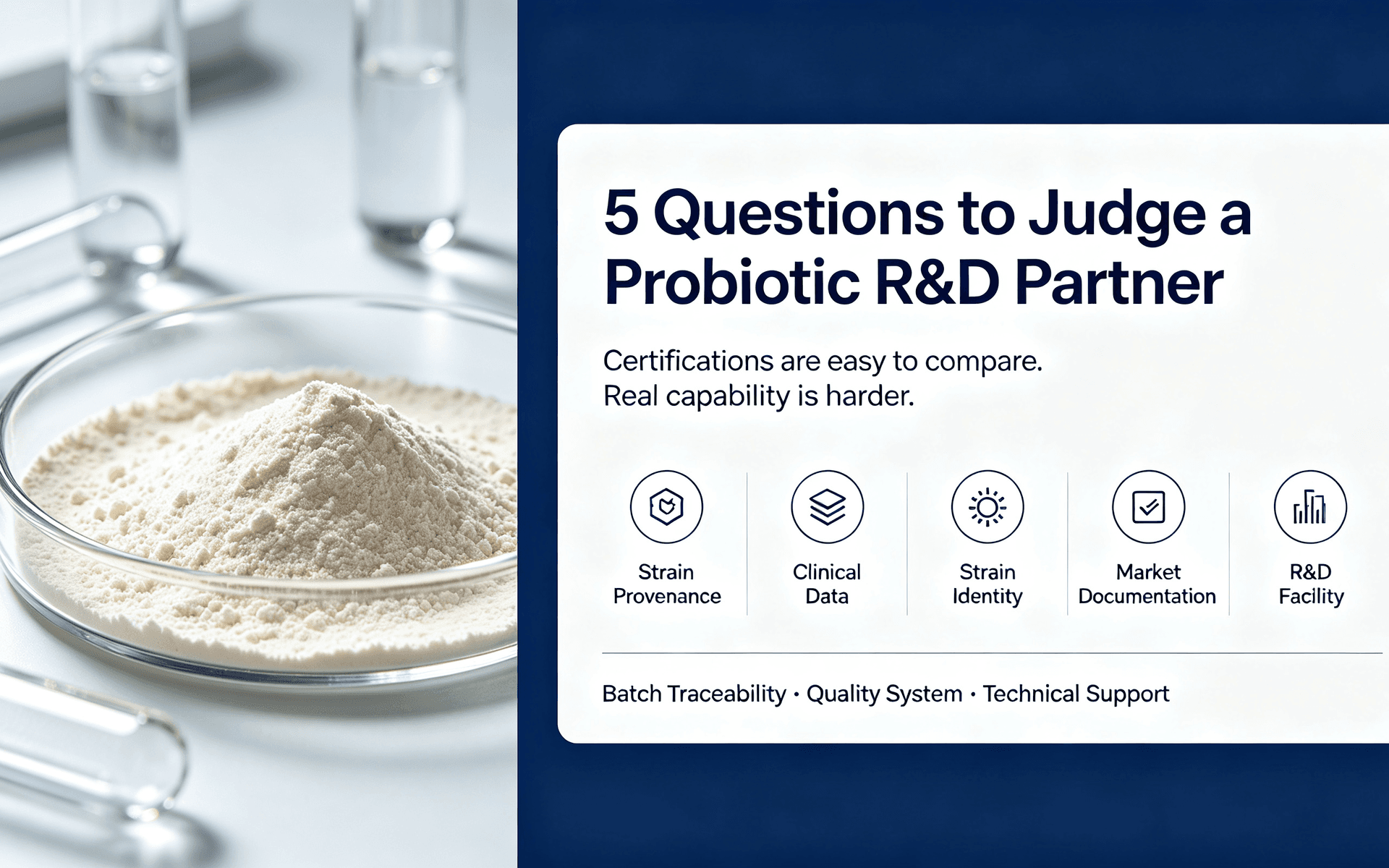 How to Evaluate a Probiotic Manufacturer‘s R&D Capability