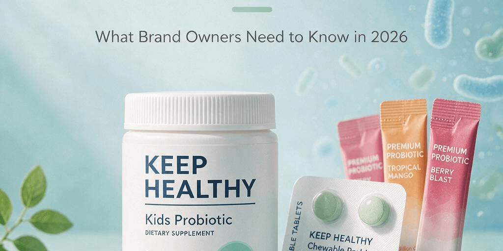 The Pediatric Probiotic Opportunity: What Brand Owners Need to Know in 2026