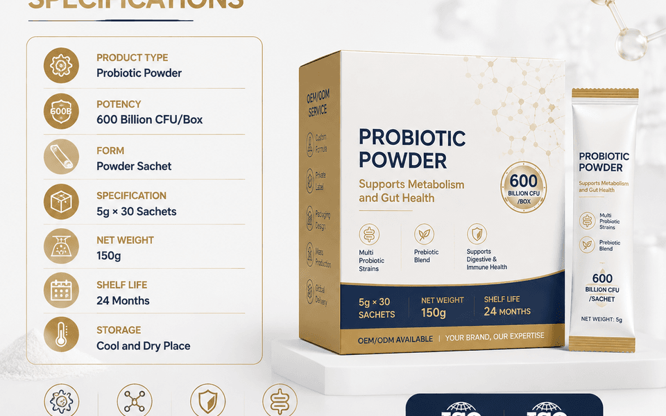 Multi-Strain Probiotic Powder
