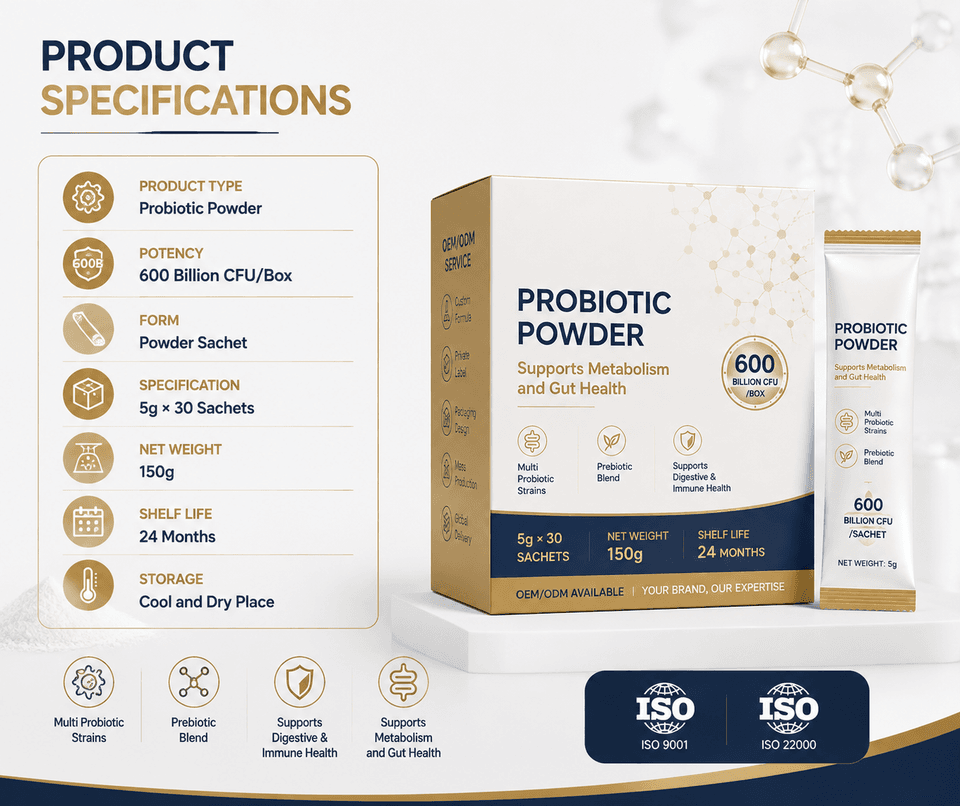 Multi-Strain Probiotic Powder