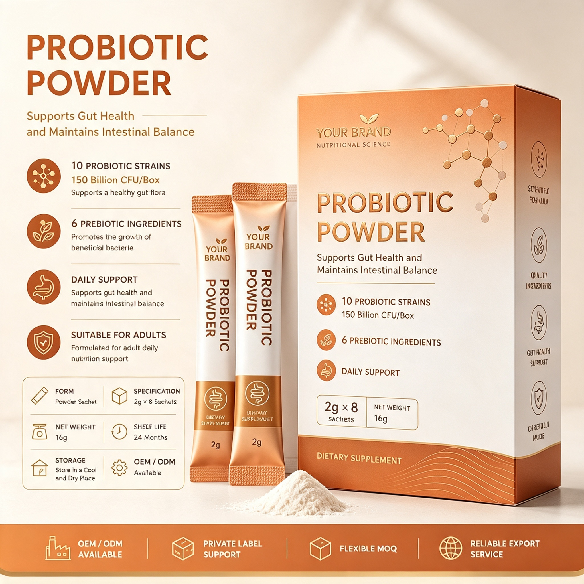 10-Strain Probiotic Powder